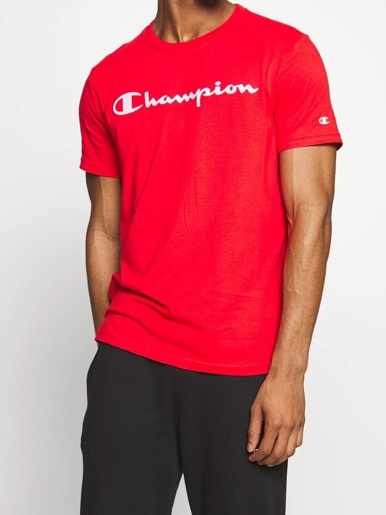 Champion Other - Champion Red Logo T-Shirt Men’s Medium Classic Athletic Cotton Tee